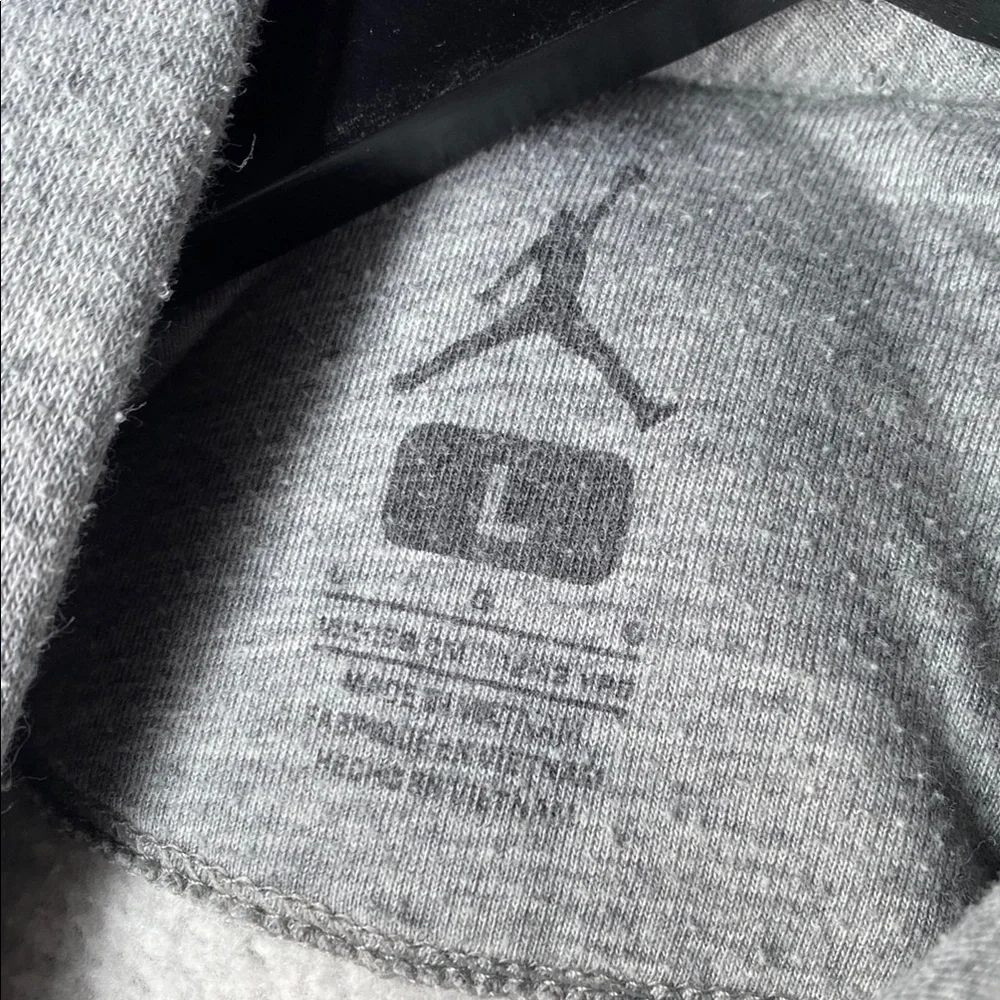 Nike Air Gray Hoodie Large Kids